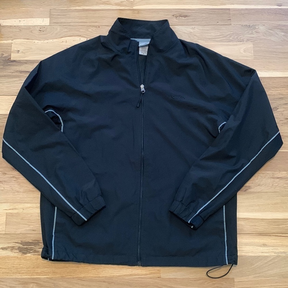 C9 by Champion Zip Up Lightweight Windbreaker Adjustable Waist Black Women’s M